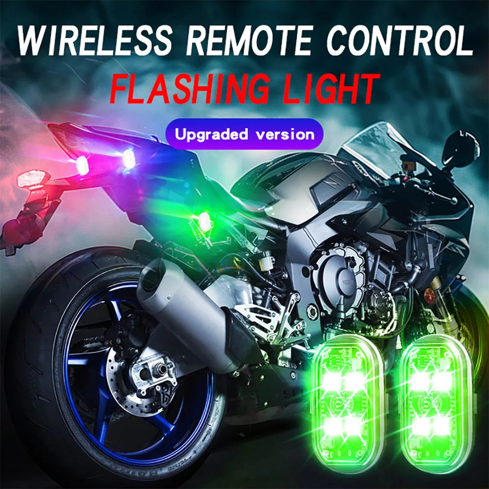 Luces LED Ambientales para Coche (RGB con Control Remoto)